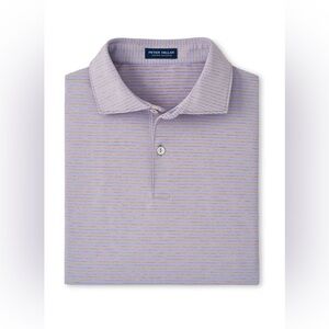NWT Peter Millar Lavender Fog Ambrose Performance Jersey Polo size XL